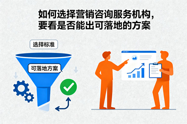如何選擇營銷咨詢服務機構，要看是否能出可落地的方案