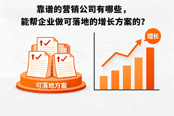 靠譜的營銷公司有哪些，能幫企業(yè)做可落地的增長方案的？